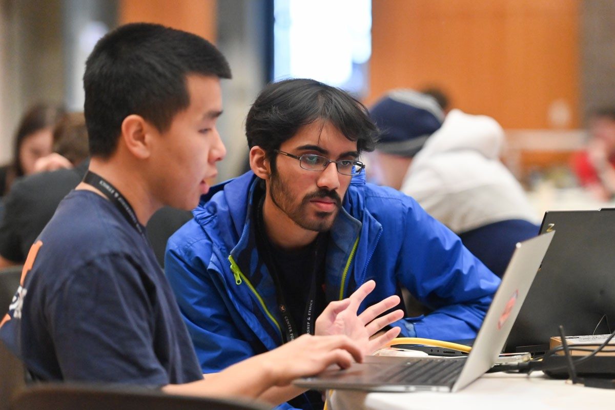 Cyber Defense Division members in competition